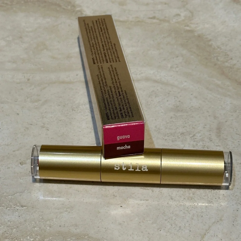 Stila Blush & Bronze Hydro-Blur Cheek Duo- Guava & Mocha